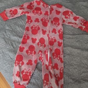 Red Patterned Kids One Piece